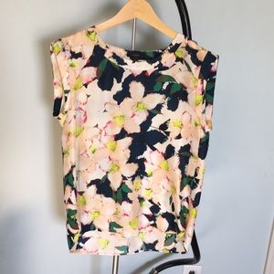 Jcrew floral blouse